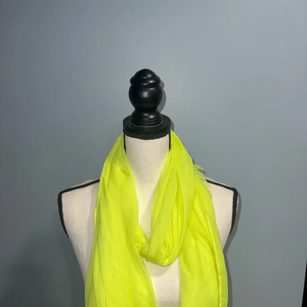 Lime Green Women's Scarf